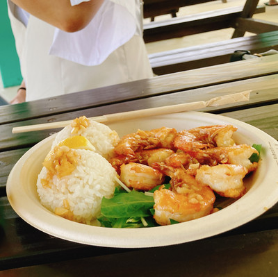 まるでハワイ？🌺宮古島ガーリックシュリンプ🦐HARRY'S Shrimp