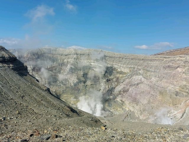 🌏環遊世界🌐慶幸一睹靜態・阿蘇中岳火山口