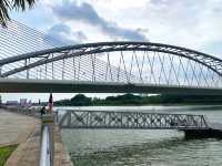 マレーシア　プトラジャヤ観光　Seri Saujana Bridgeからの眺めは最高だぞ