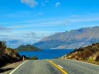 Queenstown road trip magic—turns out the best views are framed by a car window!