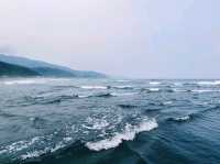 海邊玩水後泡湯，安逸啊！