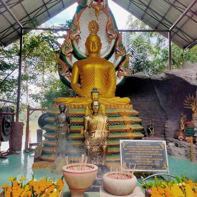วัดป่าปากโดม - สักการะปู่พญาทะนะมูลนาคราช