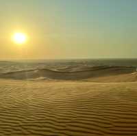 Chasing golden sunsets and endless dunes 🌅🏜️ 