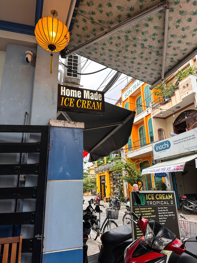 Probably the best homemade ice cream in Hoi An