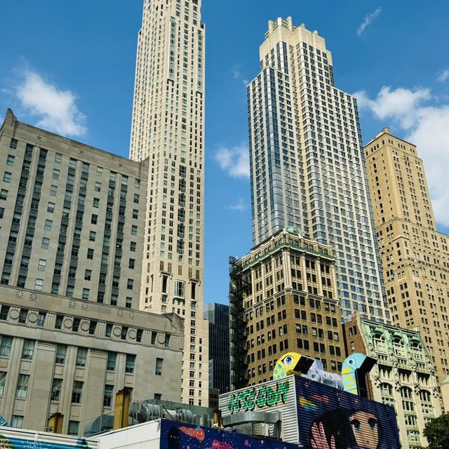 High-rise buildings in the heart of Manhattan