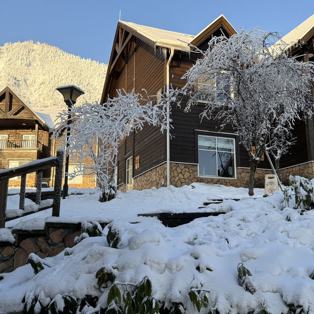 在西嶺雪山拍到人生風景照片