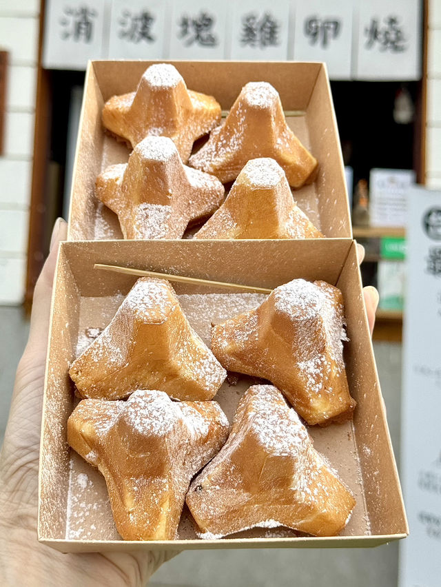【台湾・台中】珍しいテトラポット型のベビーカステラ⚓️