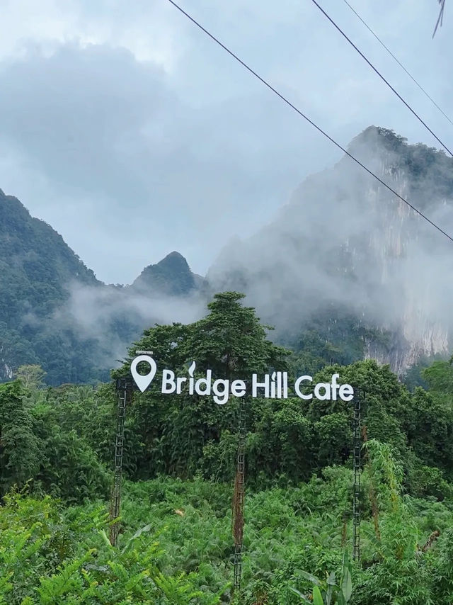 Bridge Hill cafe คาเฟ่วิวหลักล้านที่สุราษฎร์ธานี