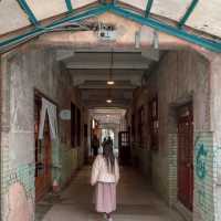 빈티지한 화산 1914에서의 포토스팟