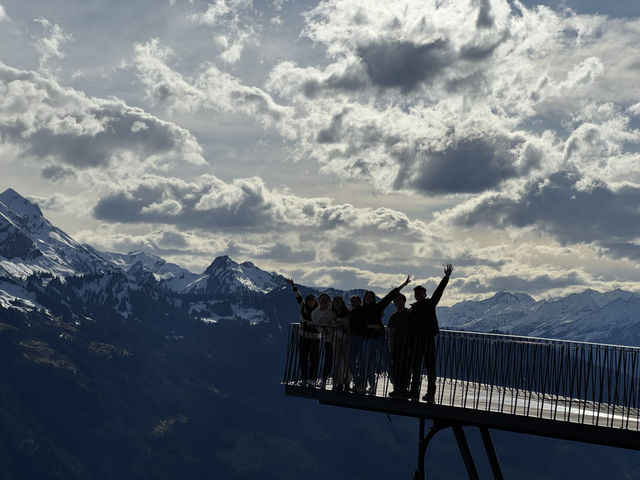 Hiking Up Harder Kulm in March: A Swiss Adventure! 🏔️