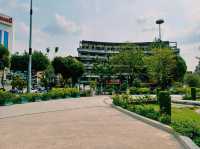 泰國曼谷市中心湄南河畔唐人街著名環島噴泉⛲公園景點：22 July Roundabout，適合打卡拍照📸親子遊