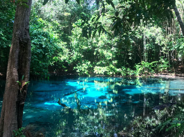 Emerald pool & blue lagoon 
