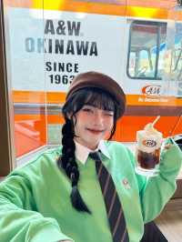 沖繩最棒的A&W漢堡店！