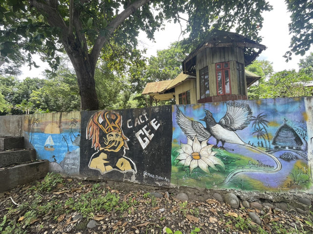 Flores Island Wall Art: A Colorful Tribute to Local Culture 🎨🐉🌱 