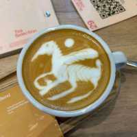 good coffee but pricey food