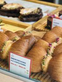 Delicious pastry or beautiful view