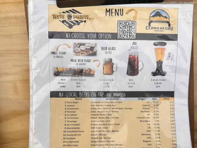 【Cerro Negro Taproom】火山の名を冠した、レオンのクラフトビール楽園。