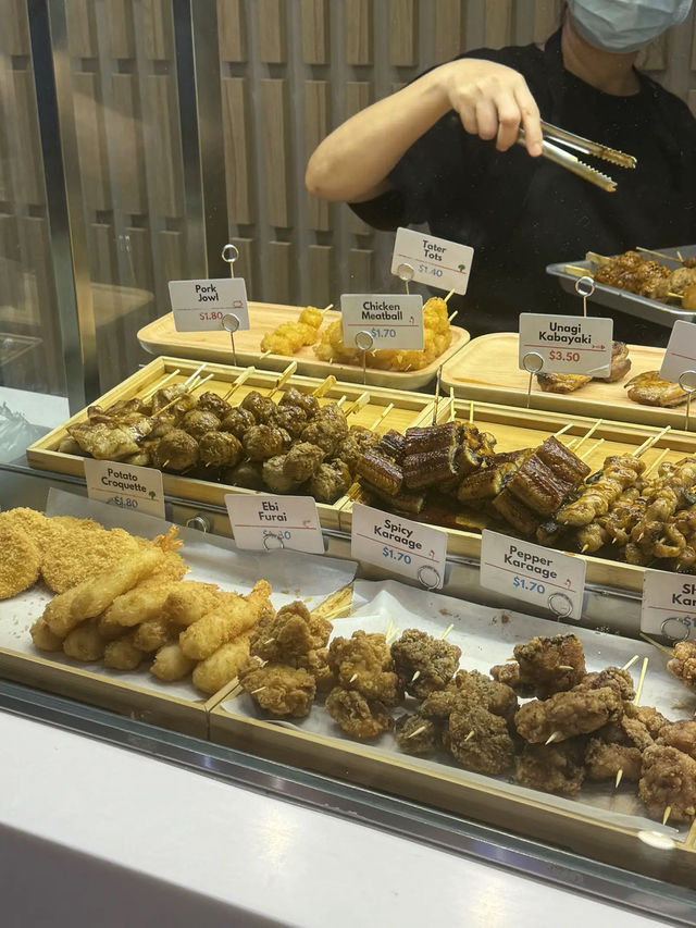 affordable Japanese yakitori‼️from only $1.40 🍢🍢🍢