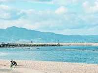 九州祕境夕陽海灘｜別府市內溫柔片刻 🏖️北濱海灘