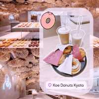 Donuts in design at KOE Donuts Kyoto 