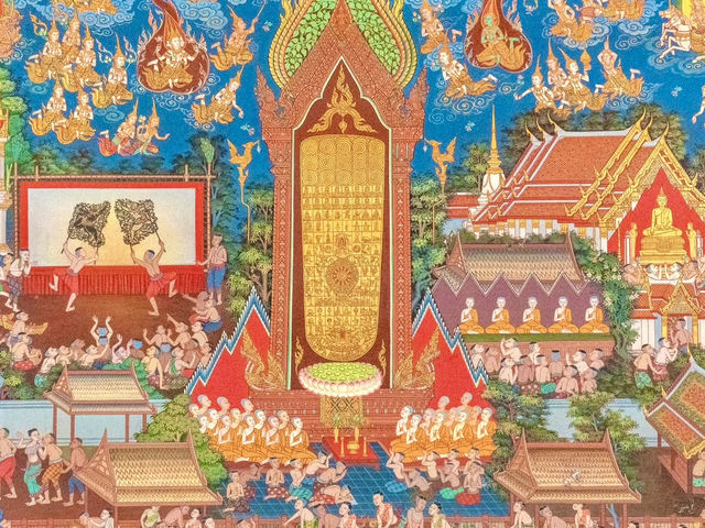 伝統と影絵が織りなすタイ文化の宝、ワット・カノーンで歴史の旅へ。🌿🎭