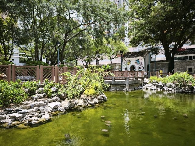 荃灣市中心的大型公園