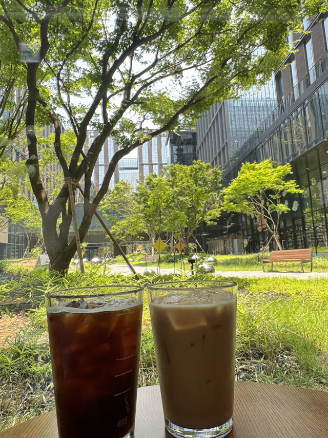 韓国/ソウル【麻谷】緑が綺麗なおすすめ韓国スタバ