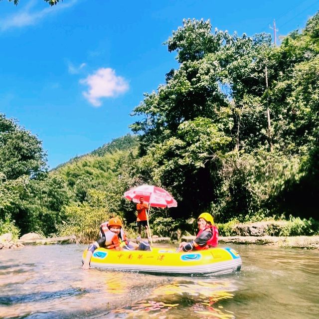 長沙瀏陽鳳凰峽谷漂流遊玩攻略，適合夏天打卡