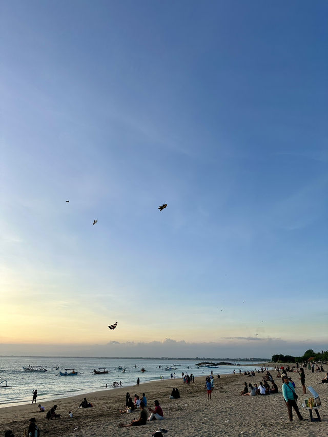 Enchanting sunset in Bali