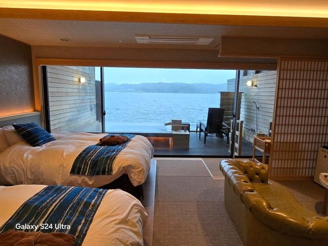 🌊鳥取羽合溫泉千年亭住宿踩點實錄｜房內海景vs船經女湯大驚魂😆