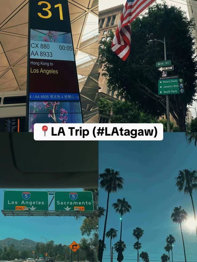 🌇 ✨ LA Trip Itinerary – Classic Meets Cool ✨