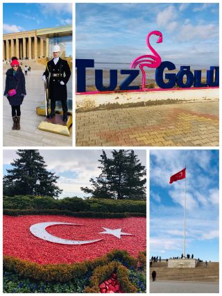 터키의 소금 호수에서 영원한 안식처로.