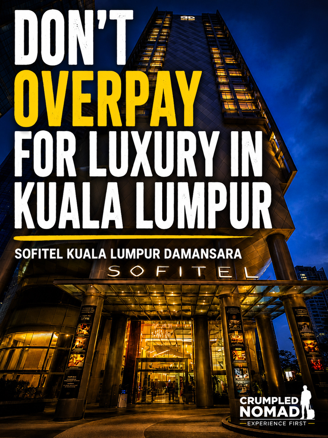 Five-star luxury doesn’t always have to come with a five-star price tag.

I paid under S$180 a night for my stay at Sofitel Kuala Lumpur Damansara, and it genuinely exceeded my expectations.

The room was spacious and elegant, featuring Sofitel’s famous MyBed and a beautiful marble bathroom. The service was warm and professional, the breakfast was excellent, and the facilities felt every bit like an international luxury hotel.

What I also appreciated was the location. Instead of the usual Bukit Bintang crowds, Damansara offers a quieter, more upscale neighbourhood while still being well connected. DC Mall is attached to the hotel, and Pavilion Damansara Heights is just a short walk away.

Luxury, to me, isn’t about paying the highest room rate.

It’s about finding hotels that consistently deliver a genuine five-star experience without charging five-star prices.

At this price, I’d happily stay here again.

Have you found a luxury hotel that completely exceeded your expectations? Let me know where—I’m always looking for the next great value stay.

#crumplednomad #kualalumpur #malaysia #kualalumpurtrip #malaysiatrip #damansara #luxuryhotel #hotelreview #luxurytravel #hoteldeals #visitmalaysia #experiencefirst