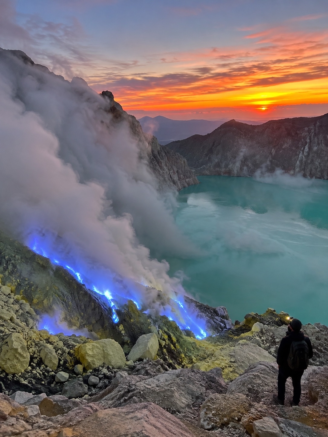 🌋 Mount Ijen (Kawah Ijen), Indonesia 🇮🇩