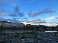 Walking by Ponte Vecchio during the day