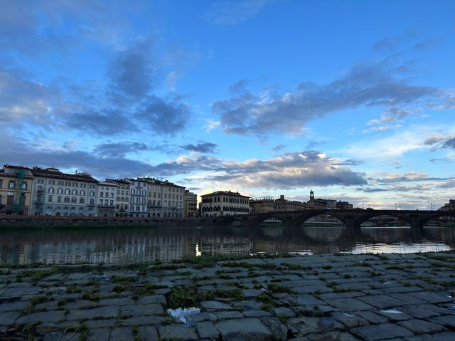 Walking by Ponte Vecchio during the day