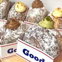 台北車站爆紅爆餡甜甜圈「GooDonut」