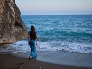 Aphrodite beach in Cyprus 