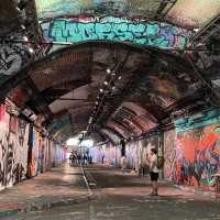 London🇬🇧Vibrant Vibes and Urban Art: Exploring Waterloo’s Graffiti Tunnel🎨 