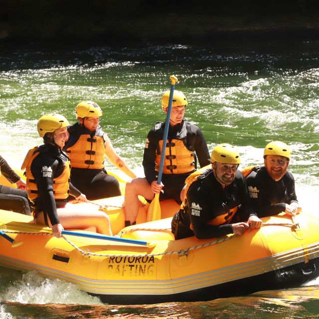 The Absolute Ride Of My Life At Rotorua Rafting, The Highest Raft-able Waterfall In the World!