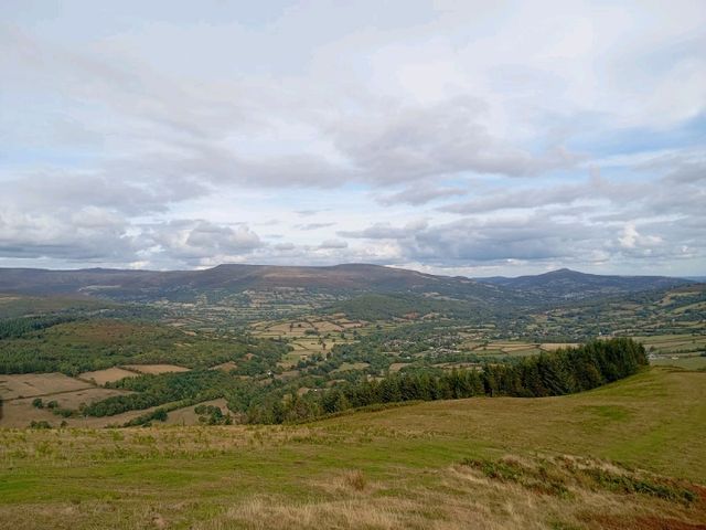 The Black Mountains and the Crawnon Valley