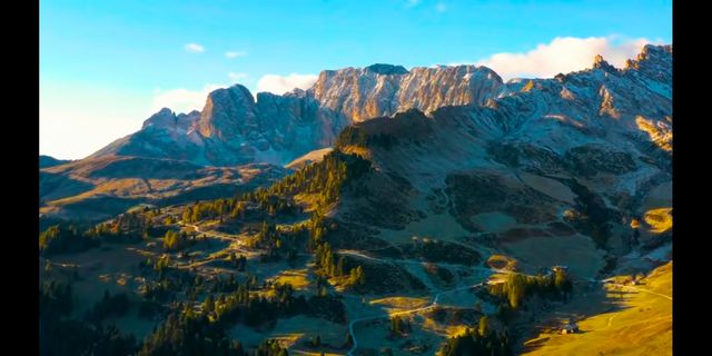 Alpine scenery in all four seasons.