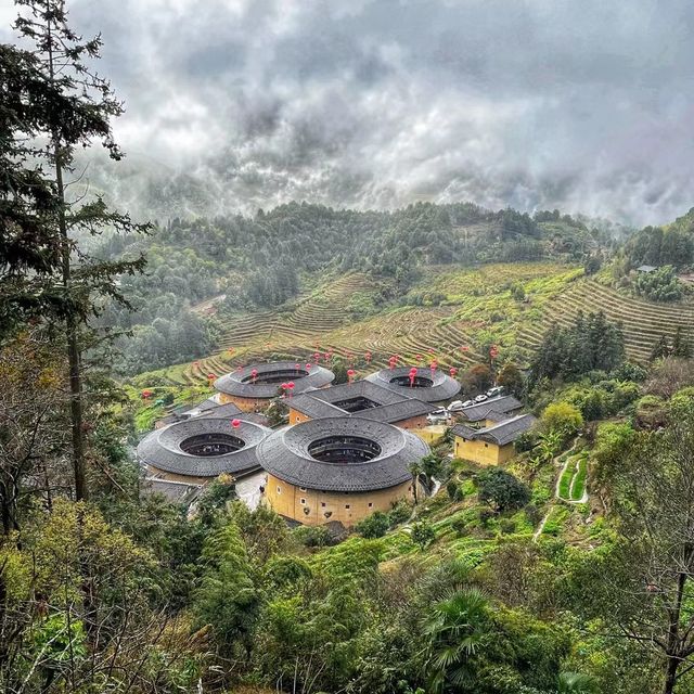 Hiking at Tulou