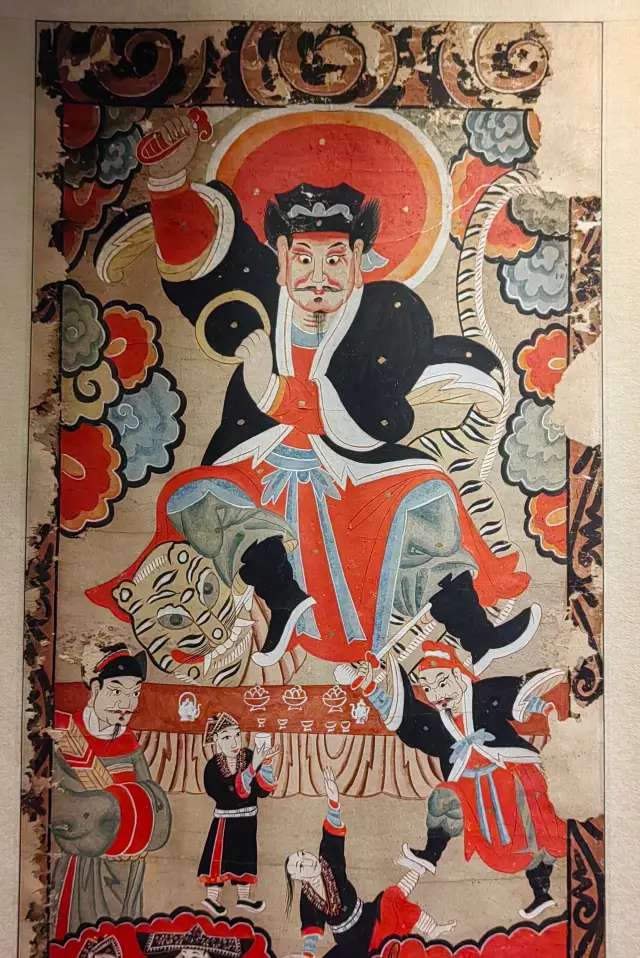 Visit 'Shenzhou Yaodou' Jianghua to see the Gaoshan Yao divine worship paintings from the Jiaqing period!