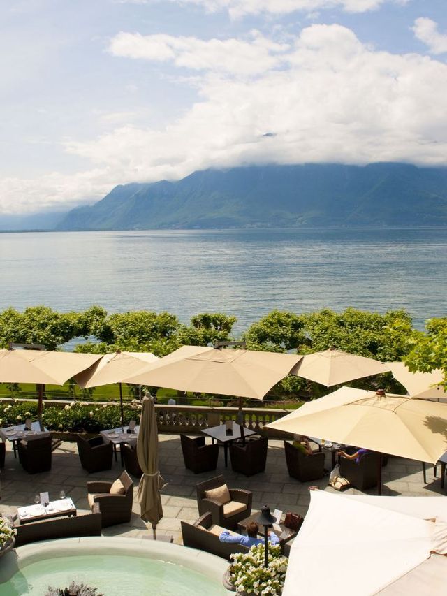 🏰 Vevey's Vintage Charm: Luxe Stay at Trois Couronnes! 🇨🇭✨