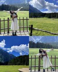 雲杉坪打卡隱藏在玉龍雪山的巨大草坪
