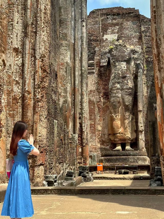 | Polonnaruwa |再次進入一處世界遗產,可看到孫悟空的場景。