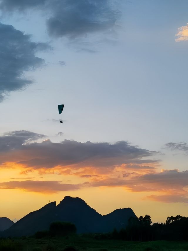 廣西南寧|大明山滑翔傘基地•來體驗啦。