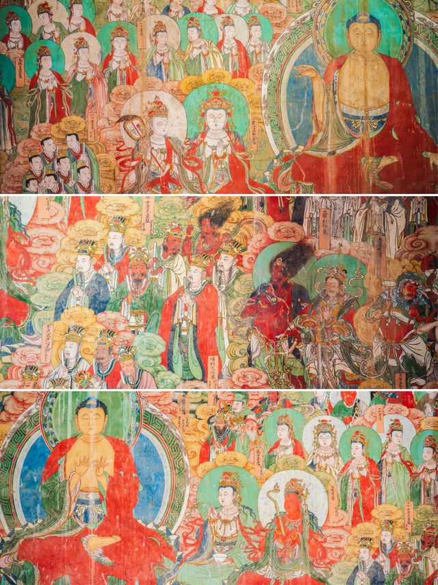 公主寺的壁畫不遜永樂宮還有漫天懸塑。