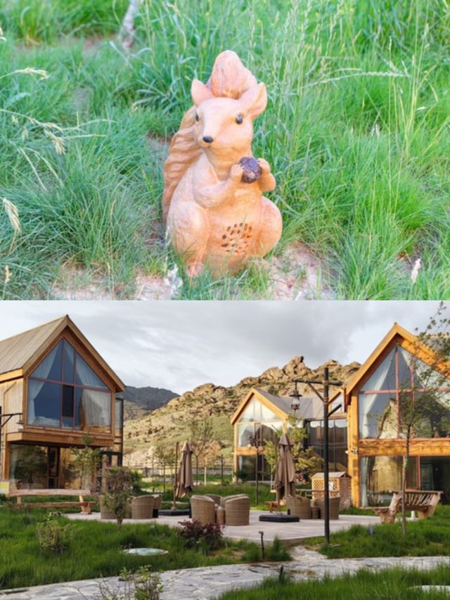 住可可托海這家湖景木屋，體驗田園樂趣